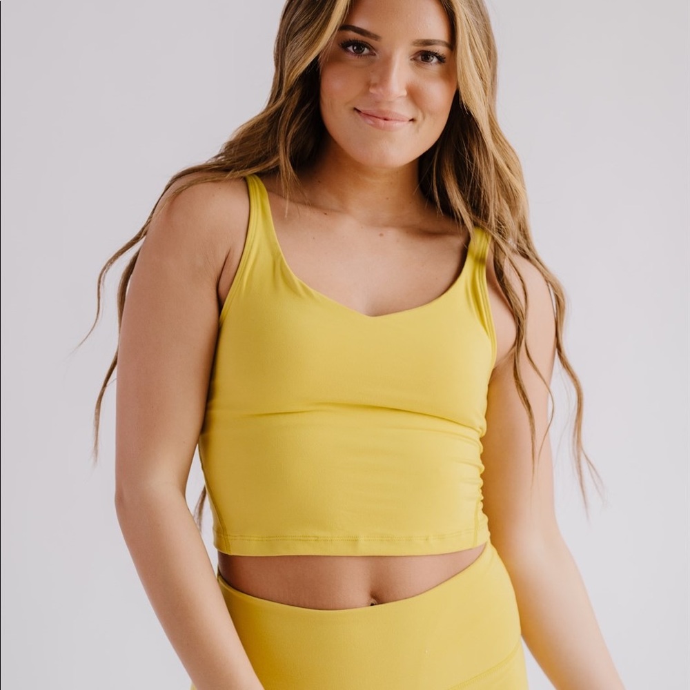Spring yoga tank